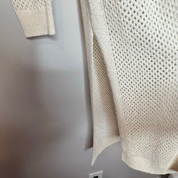 One Grey Day Los Angeles White Open Front Cardigan Women Size Small NWT - Picture 5 of 10